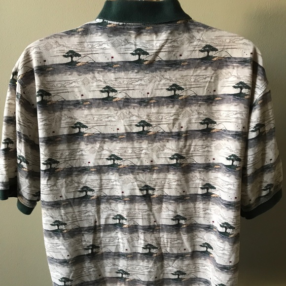 Tabasco Shirts Tabasco L Golf Full Print Polo Shirt Poshmark